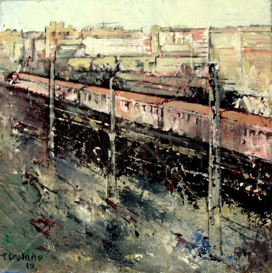 ESTACION2 Oil Canvas Landscaping