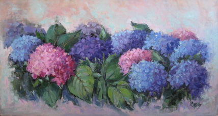 Hortensias azules