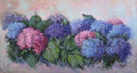 Hortensias azules