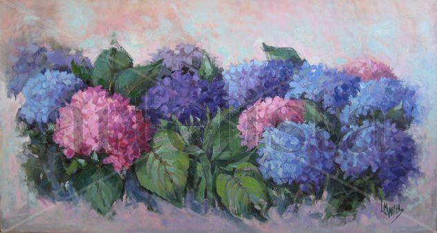 hortensias azules