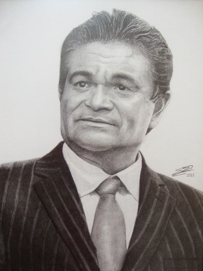 Retrato de Mario López Valdez Pencil