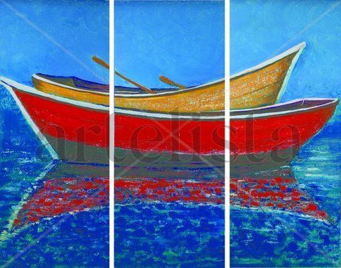 BARCAZAS Acrylic Others Marine Painting