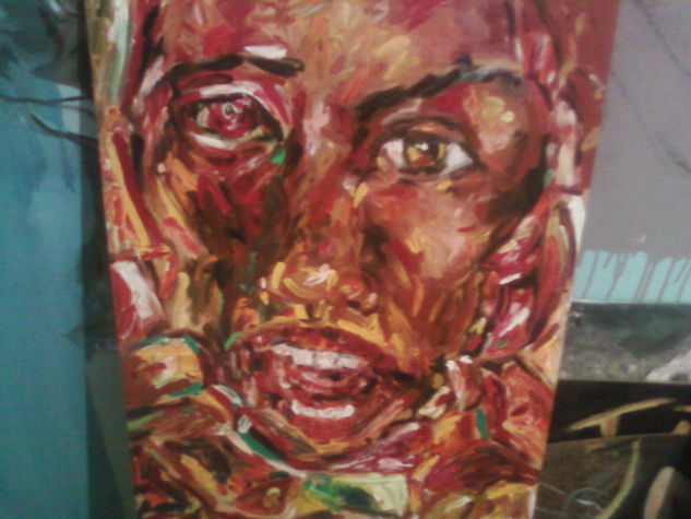 rostro futurista Óleo Lienzo Paisaje
