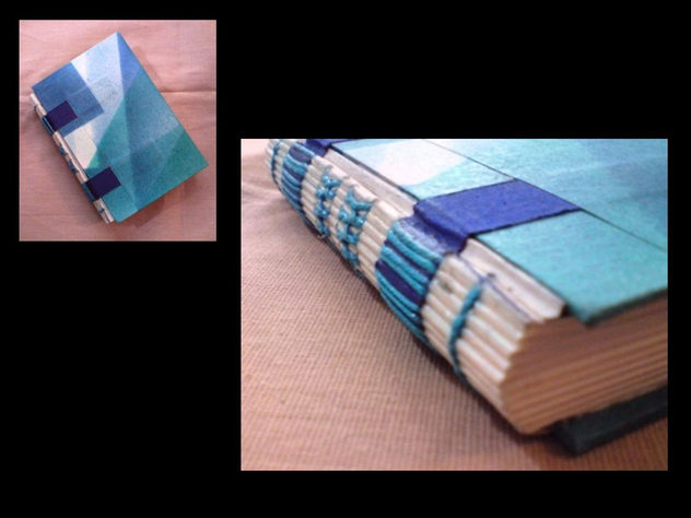 CUADERNO COSTURAS EXPUESTAS Y CINTAS