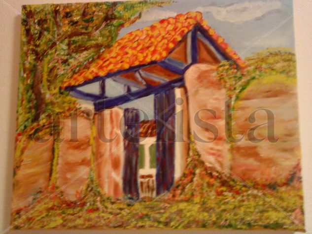 PORTON DE PUEBLO Oil Canvas Landscaping