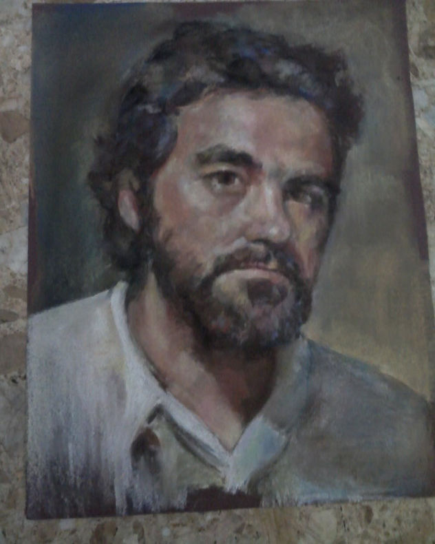 retrato que estoy haciendo de un artista de caceres