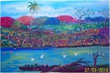 el rio Oil Canvas Landscaping