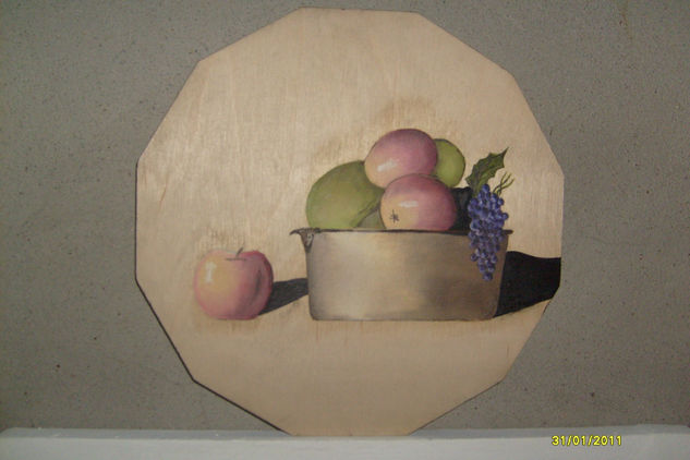 una manzana mas Oil Others Still Life Paintings