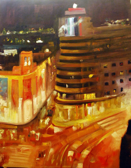 CALLAO NOCTURNO Oil Canvas Landscaping