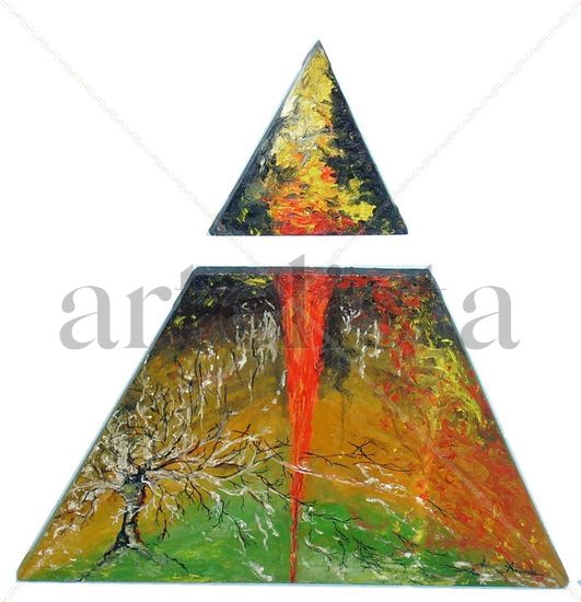 VOLCÁN Oil Canvas Landscaping