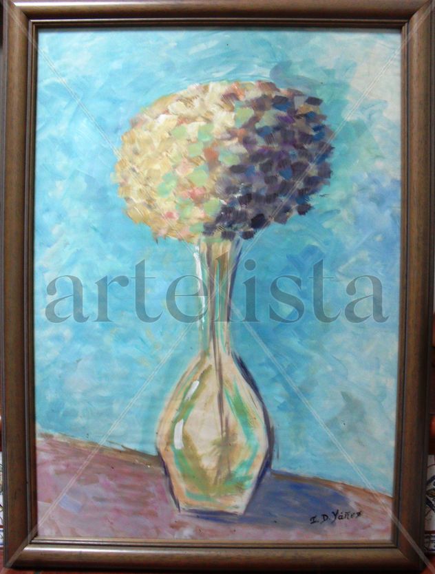 HORTENSIA EN JARRÓN