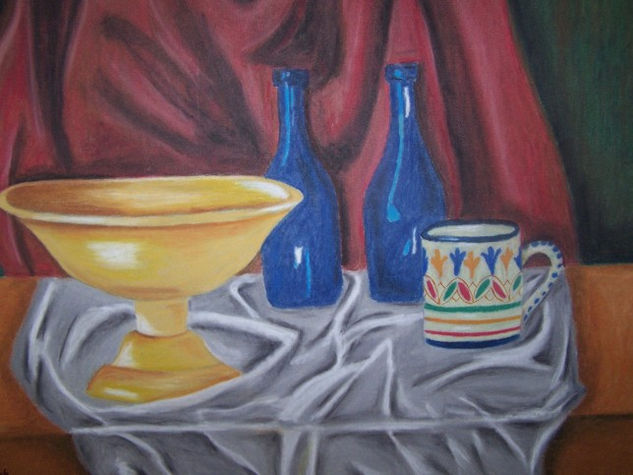 bodegon Pastel Paper Still Life Paintings