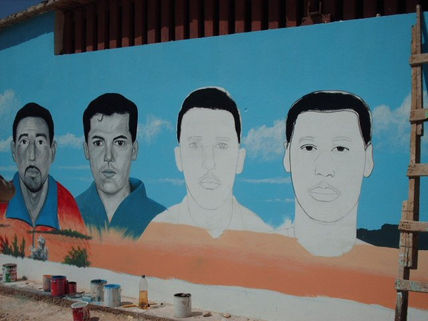 Mural. retratos