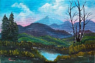 cordilleras Oil Canvas Landscaping