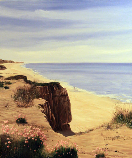 Paisaje costero Oil Canvas Marine Painting