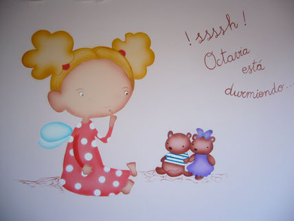 Niña y ositos