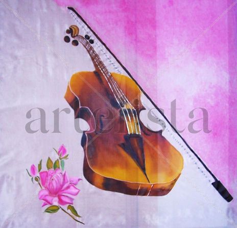 Violin y rosa