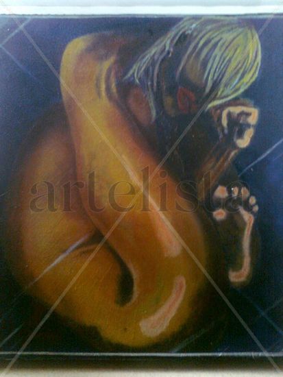 no hay mas expacio Acrylic Others Nude Paintings