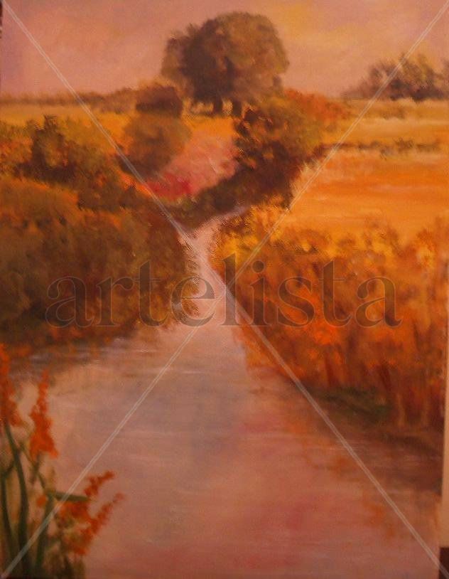 Río en ocres