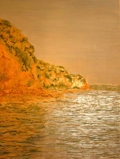 Acantilado Oil Canvas Marine Painting