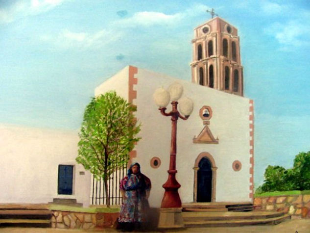 Santa Isabel Chihuahua Oil Canvas Landscaping