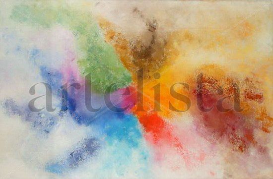 nubes de colores 5 Oil Canvas Others