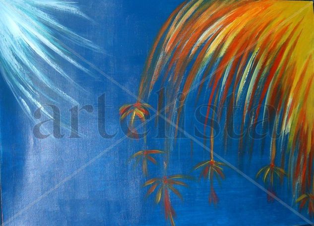 fuegos artificiales Acrylic Canvas Landscaping