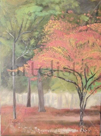 Framboyan Oil Canvas Landscaping