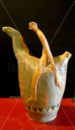 El gran jinete centauro Pottery Figurative