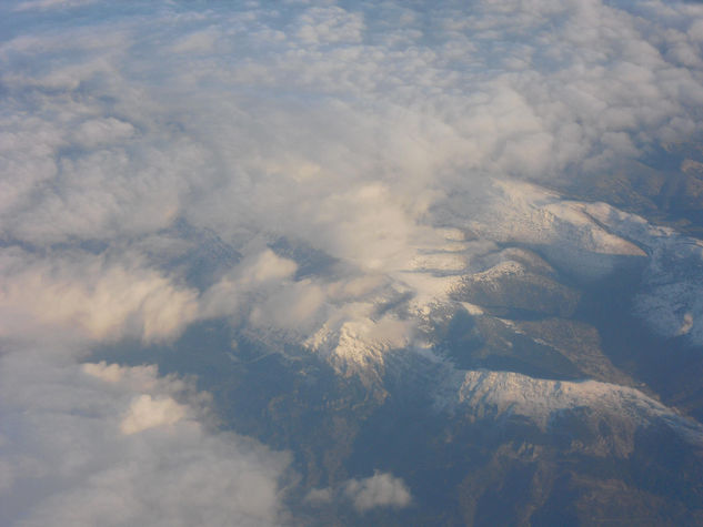 Sierra Nevada (Granada) desde las alturas. Naturaleza Color (Digital)