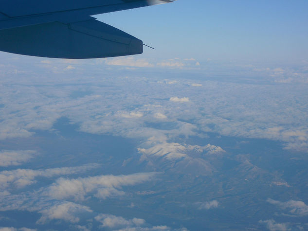 Sierra Nevada I (Granada) desde las alturas. Naturaleza Color (Digital)