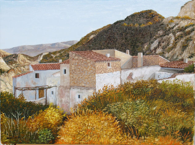 Cortijadas Óleo Lienzo Paisaje