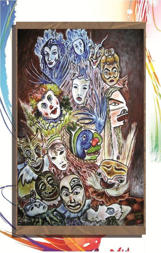 máscaras de carnaval