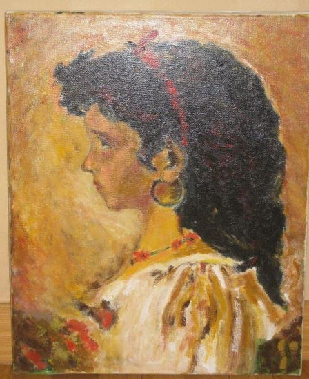 Gitanilla Acrylic Canvas Portrait