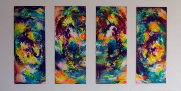 pintura abstracta-sensaciones cosmicas