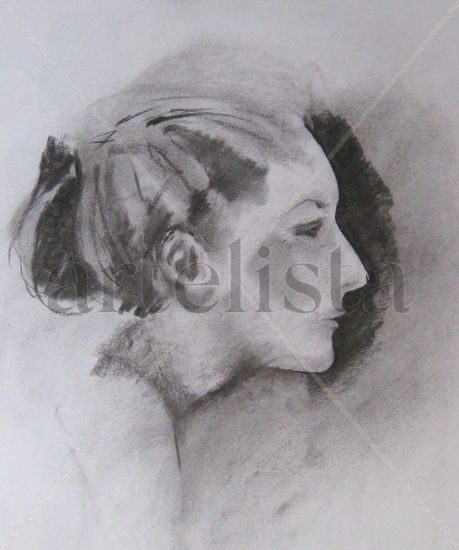 Perfil mujer Charcoal