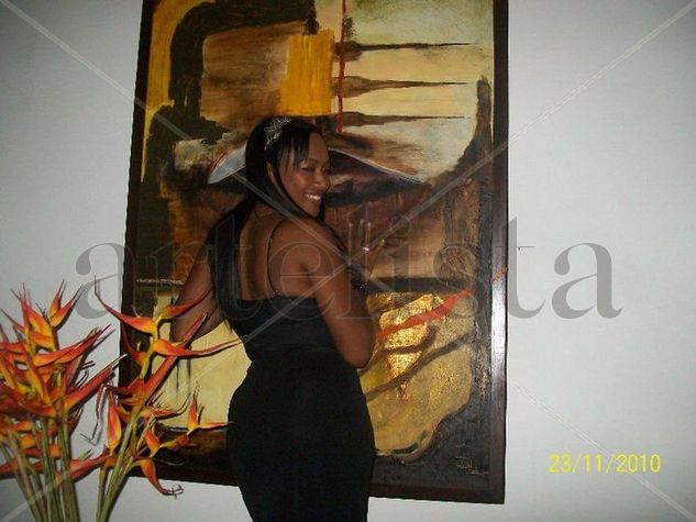 esencia Oil Canvas Figure Painting