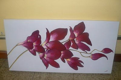 ORQUIDEAS Oil Canvas Landscaping