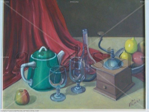 Bodegón con Paño Rojo