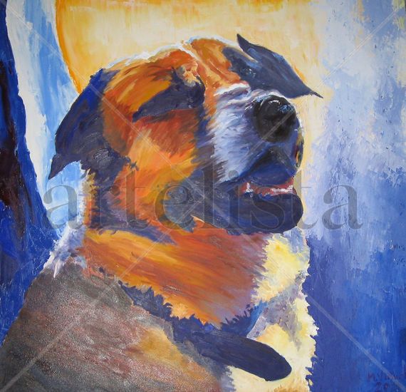 Mastin Oil Canvas Animals