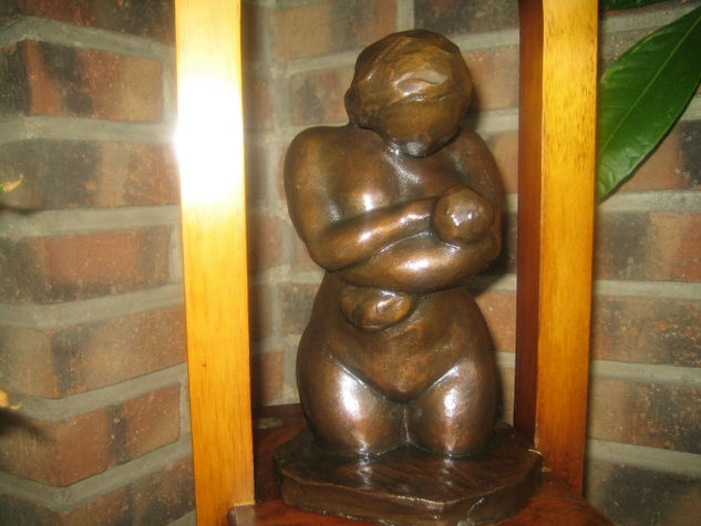 mujer que vida Bronze Figurative