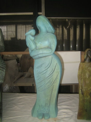 maternidad Bronce Figurativa