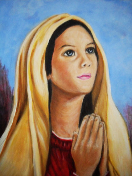 La Virgen niña...