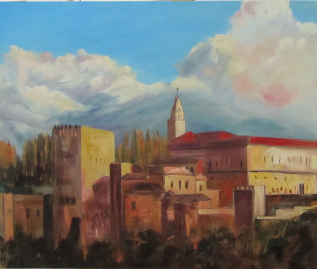 Alhambra Oil Canvas Landscaping