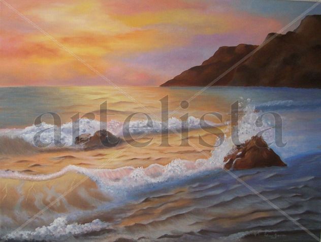 Atardecer marino