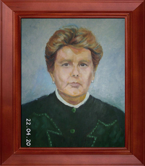 Retrato de Amparo Óleo Lienzo Retrato