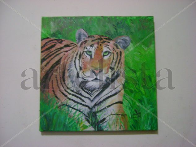 Tigre Oil Canvas Animals