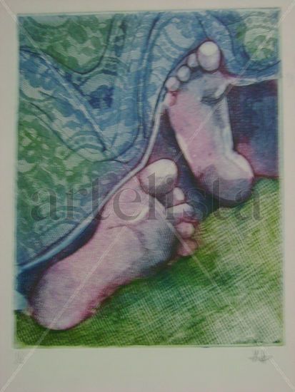 Patitas perdidas Etching Process