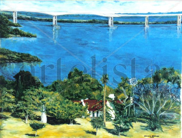 M'bicua Oil Canvas Landscaping