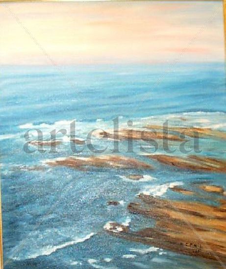 Fliss de Saconeta Oil Canvas Marine Painting